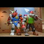 Dirtbag & Groundchuck Teenage Mutant Ninja Turtles Figuren von Neca aus der 1987er Cartoon Serie Teenage Mutant Hero Turtles