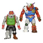 Dirtbag & Groundchuck Teenage Mutant Ninja Turtles Figuren von Neca aus der 1987er Cartoon Serie Teenage Mutant Hero Turtles
