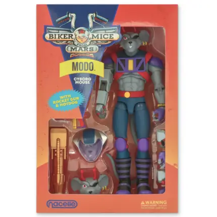 Modo (Cyborg Mouse) Figur von Nacelle aus Biker Mice From Mars aus der klassischen TV-Zeichentrickserie