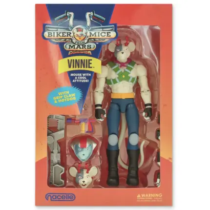 Vinnie (Mouse with a cool Attitude) Figur von Nacelle aus Biker Mice From Mars der klassischen TV-Seri