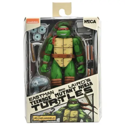 Michelangelo Teenage Mutant Ninja Turtles (TMNT) Figur von NECA aus den Eastman & Laird Mirage Comics