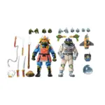 Samurai Adventure Michelangelo und Space Adventure Donatello Teenage Mutant Ninja Turtles (TMNT) Cartoon Figuren von NECA